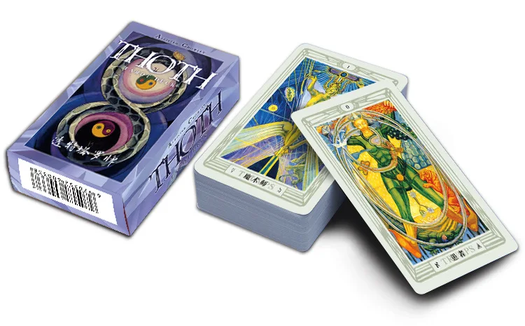 78pcs/set Aleister Crowley Thoth Tarot cards portable size board game card set Chinese