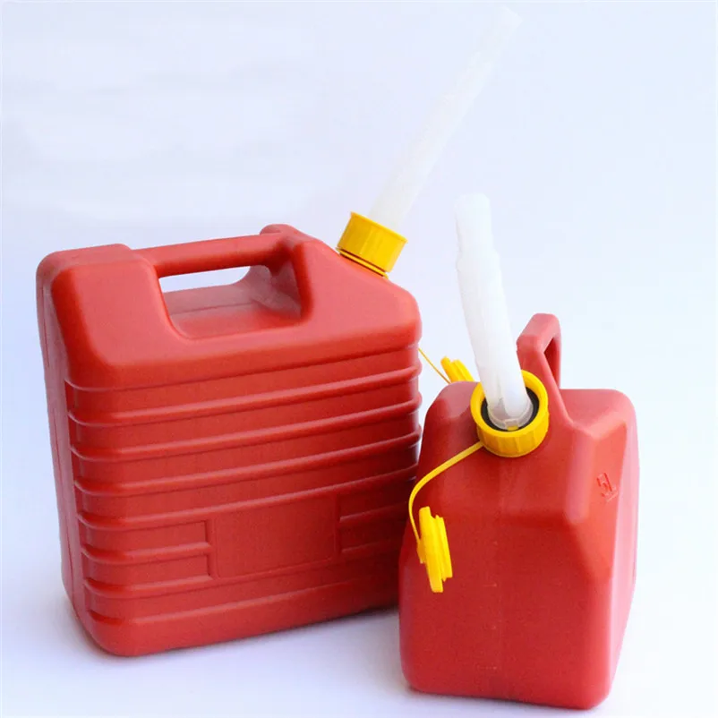 ABS 10L/5L Fuel Can Jerry Cans Explosion-proof Fuel Tank Spare Petrol Oil Gasoline Cans Car Motorcycle fuel Tanks 1pc