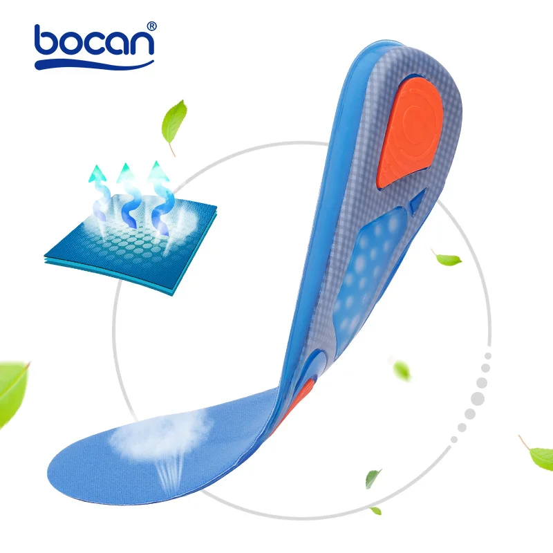 Bocan เจล insoles 1 คู่คุณภาพสูงใส่สบายรองเท้า Insoles shock absorption insole สำหรับผู้ชายและผู้หญิง