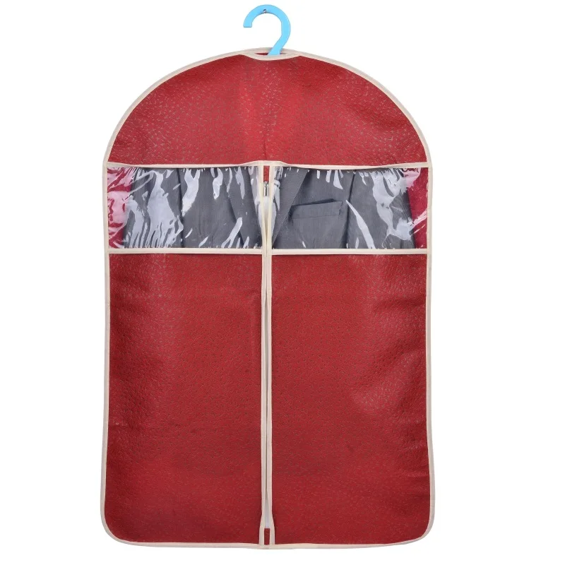 Dust Cover with Zipper for Clothes Suit Jacket T-shirt Breathable Moth Proof Garment Storage Bag Dance Clothes Protection FC105