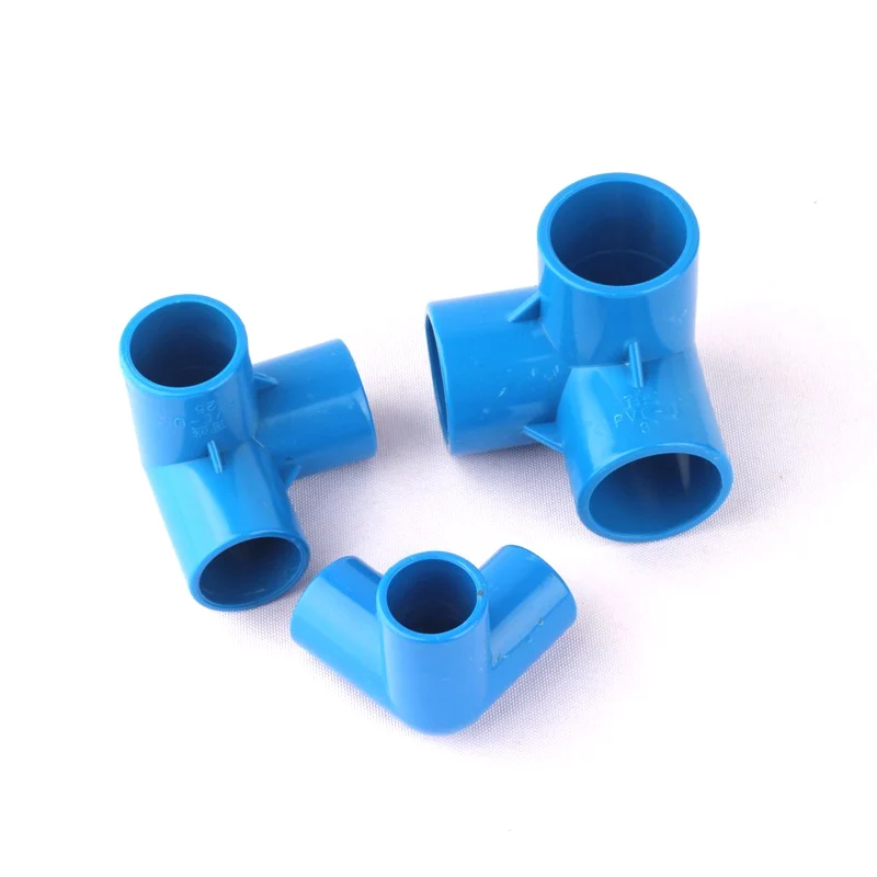 1pcs NuoNuoWell 20mm 25mm 32mm PVC Tee Connector Four Five Way Joint Garden Irrigation Watering Tube Adapter Pipe Fittings