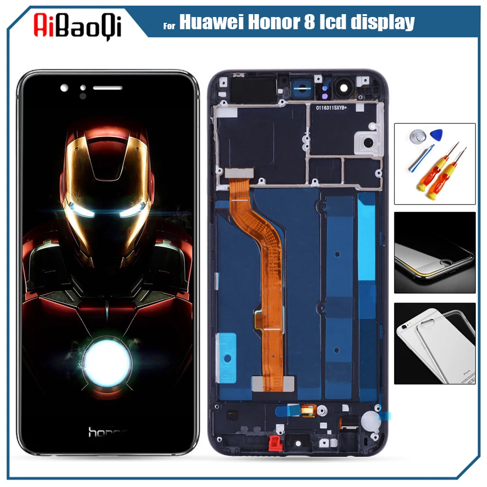 

For Huawei Honor 8 LCD Display Touch Screen Digitizer Honor8 for Huawei Honor 8 LCD With Frame FRD-L19 L09 Screen Replacement