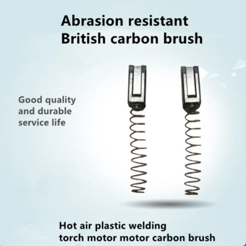 Abrasion resistant British hot air plastic welding torch carbon brush long wear life long13x wide 4 x thick 6MM