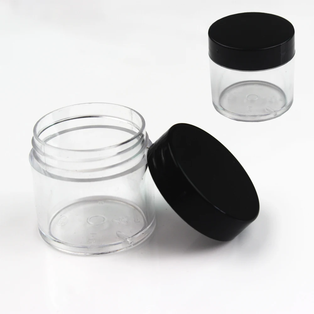 Empty Cosmetic Containers Small Plastic Jars Bottle Contenitori Cosmetici Jar Envases Plastico Garrafa Acrilico Fasco With Lid