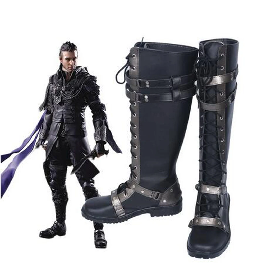 

Final Fantasy XV FF 15 Nyx Ulric Cosplay Boots Shoes Game Party Cosplay Boots Custom Made for Men Shoes