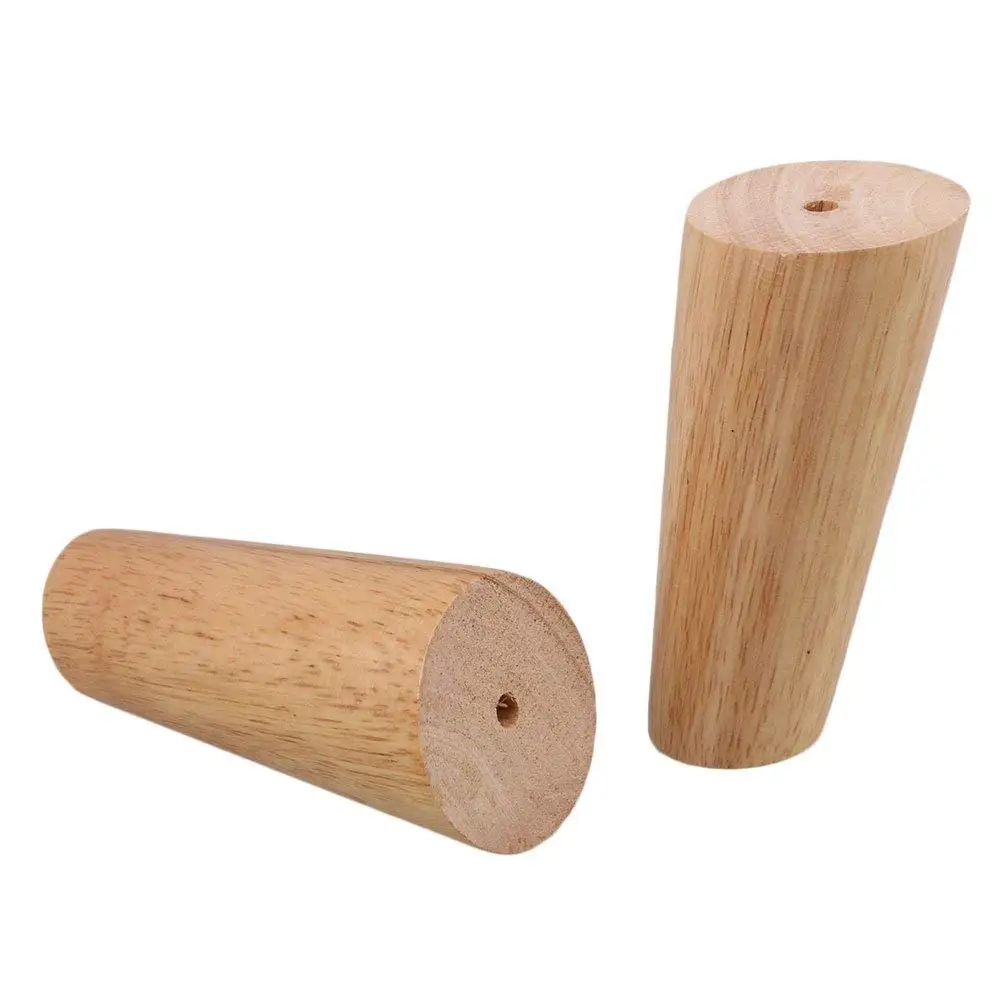 4/6pcs 12cm gambe per mobili divano in legno massello di quercia mobile da tè piede stile nordico tavolino piedi parti di mobili