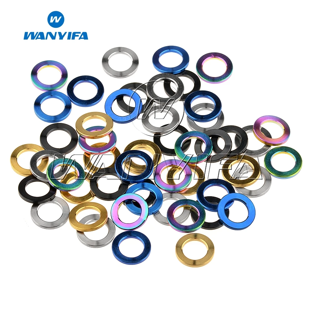 

Wanyifa Titanium Flat Washer M8 DIN912 Gasket for Bicycle Motorcycle Car