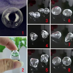 10PCS Glass Bubble Pendant Glass Globe Necklace Pendant DIY Glass Globes Jewelry Accessory Diy Findings