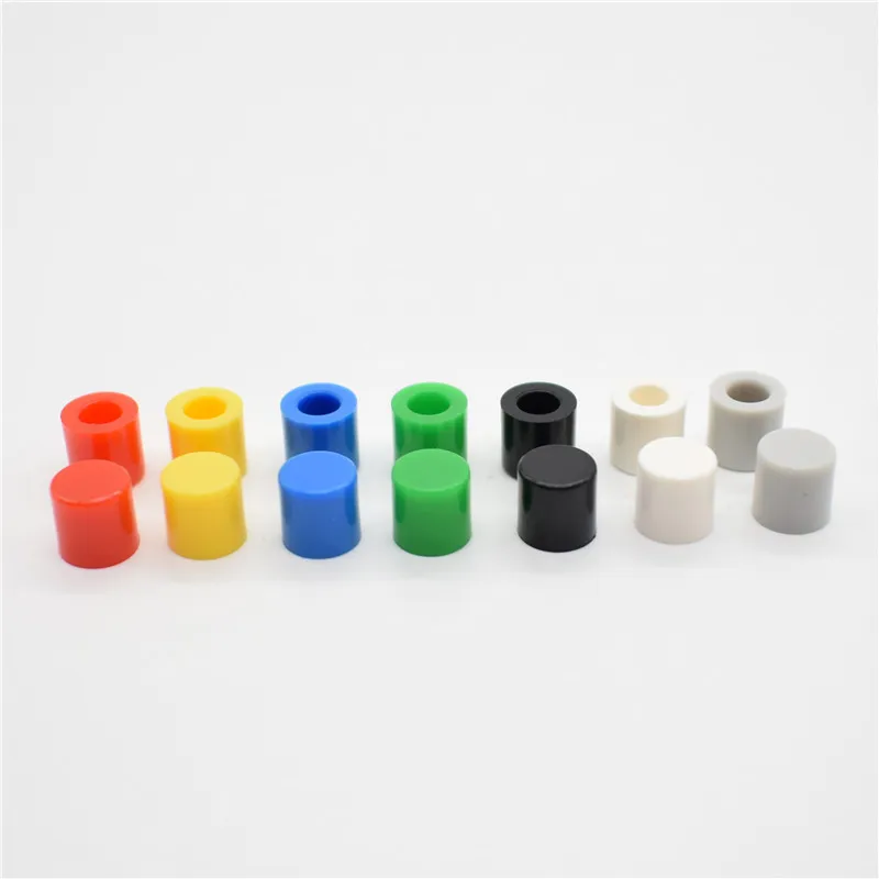 100Pcs Tactile Push Button Switch Cap 6mm Applies to 6*6 Self-locking Switch Button Cap