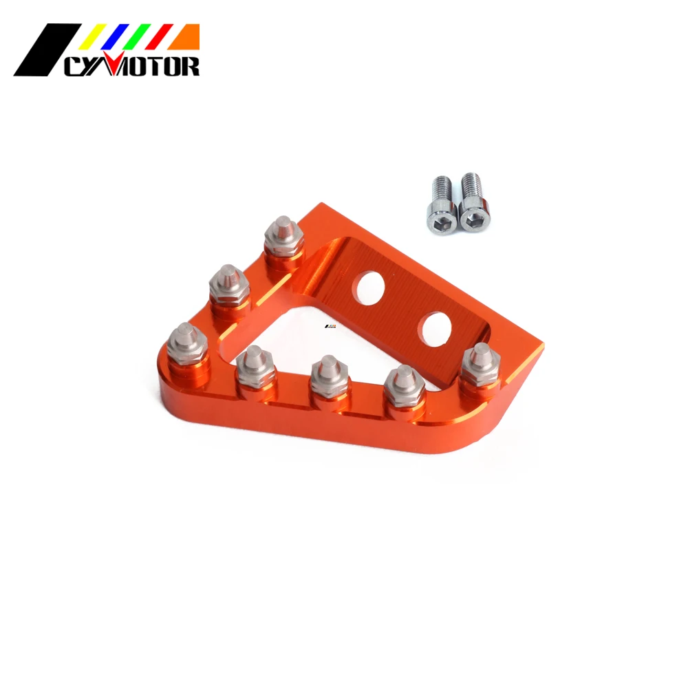 CNC Wider Foot Brake Pedal Lever Step Tip Plate Rest For KTM SX SX-F SXF EXCF XCF EXC XCW EXCF 125 150 250 350 450 50 2017 2018