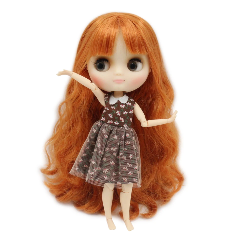 

DBS ICY Middie Blyth doll Series Orange hair matte face Neo BJD BL0145