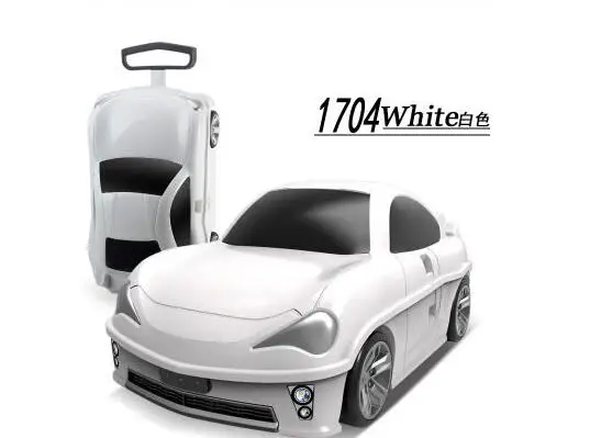Kids Rolling luggage suitcase racing car Travel Luggage Children Travel Trolley Suitcase for boys wheeled suitcase for kids