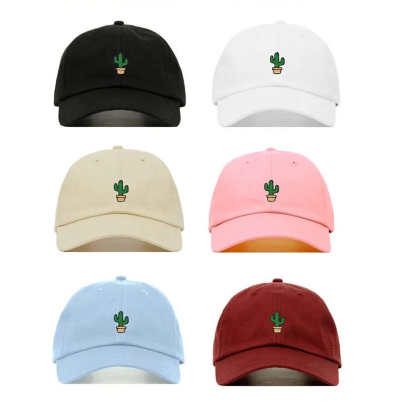 2019 new cactus embroidery baseball cap fashion couple hat summer breathable sports caps outdoor dad hats