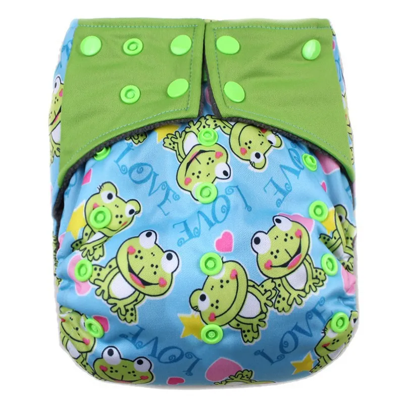 Baby Nappies Cloth Diaper Cover Reusable Waterproof Diapers Baby Diapers Newborn Night  Absorbent Nappy Bamboo Charcoal Inserts