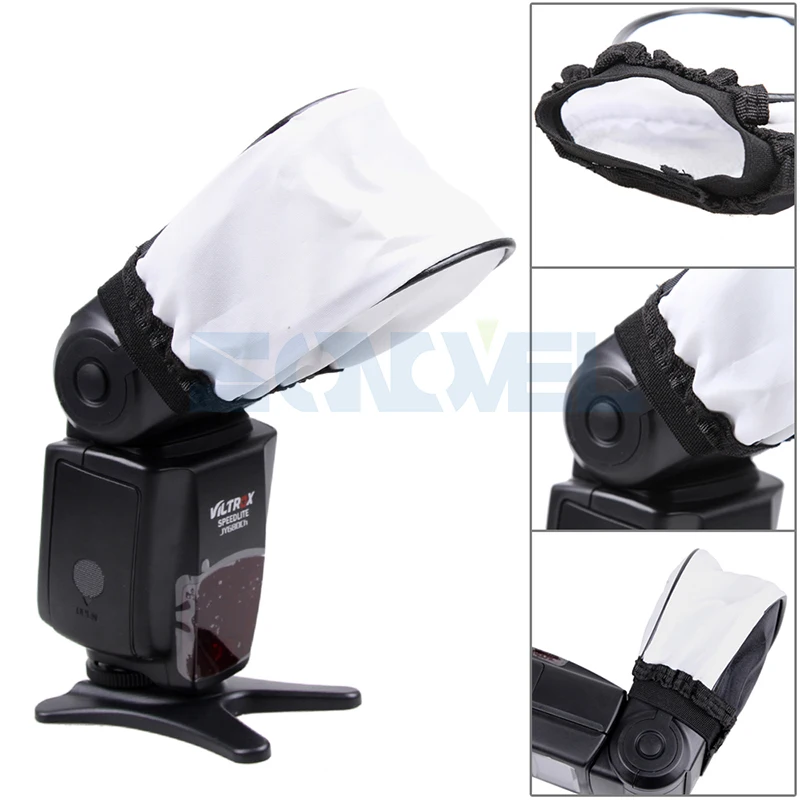 Cloth Universal Soft Flash Bounce Diffuser for YongNuo YN-568EX YN600EX-RT YN-565EX YN-560 IV YN-560 III YN480 YN-500EX YN685