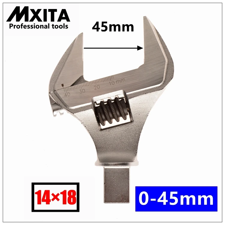 MXITA Adjustable Insert Ended  head Torque Wrench Interchangeable Torque Wrench  Hand Spanner