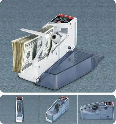 

Fast Shipping NEW Mini Portable Handy Bill Cash Money All Currency Counter Counting Machine Wholesale/Retail
