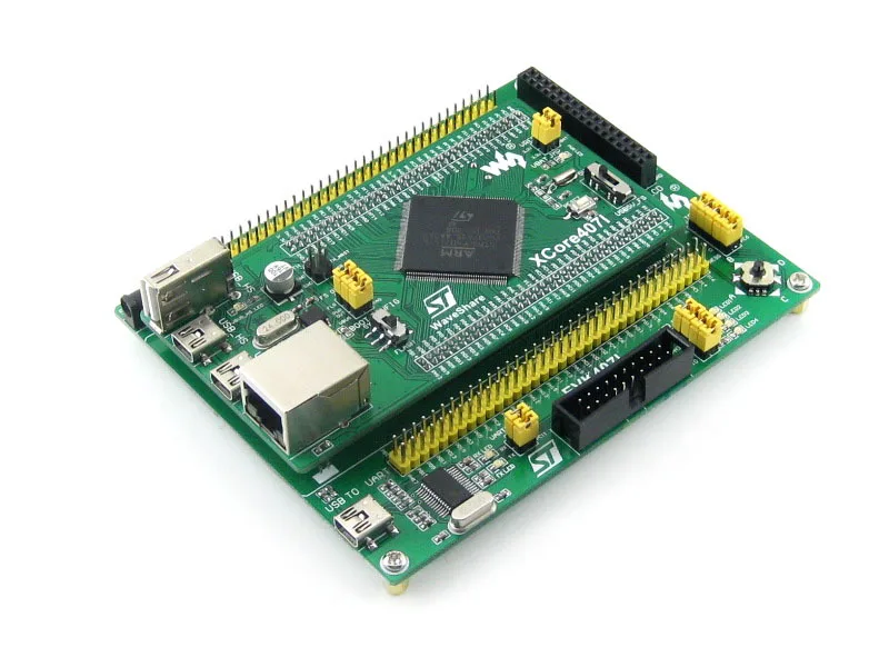 Imagem -02 - Placa de Desenvolvimento Evk407i Stm32f4 Stm32f407igt6 Stm32f407 com Usb3300 hs fs Ethernet Nandflash Jtag Swd Lcd Usb para Uart