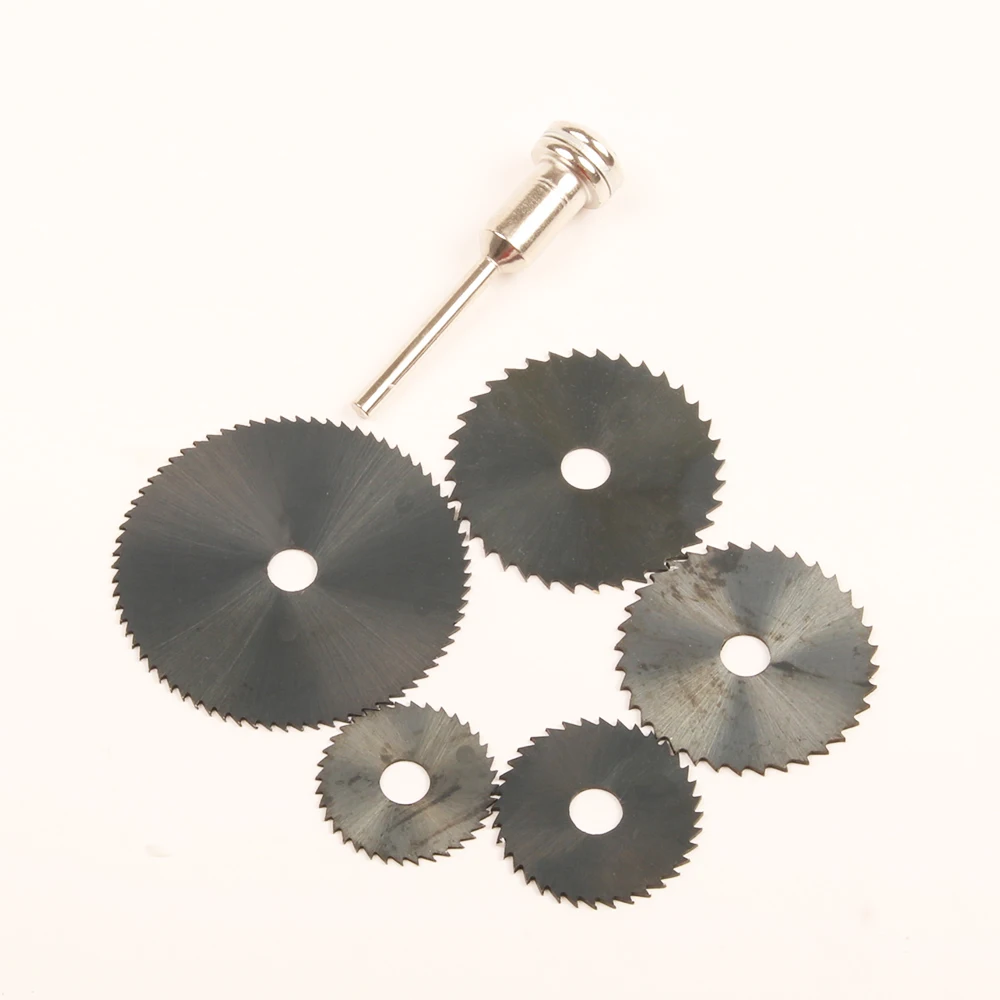 6 ピース/セットメタル hss 丸鋸刃高速度鋼木工切削ディスク回転工具用耐久性のある品質ルバニ