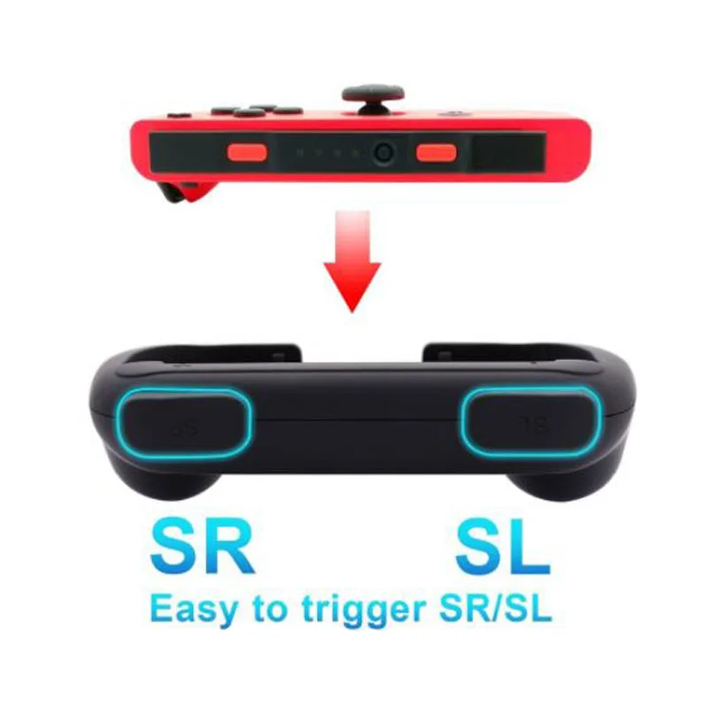 Joycon-Soporte de mango de juego para Nintendo Switch, funda de agarre de mano para controlador Oled /NS Joy-Con