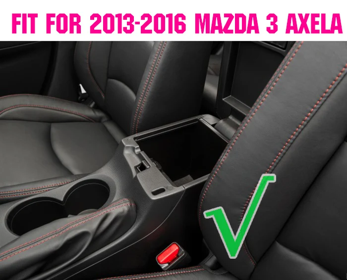 For Mazda 3 Axela Bm 2013 2014 2015 2016 2017 Armrest Arm Rest Storage Pallet Center Console Phone Glove Box Holder Tray Plate