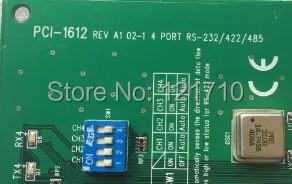 Industrial equipment board PCI-1612 REV A1 02-1 4 PORT RS-232/422/485