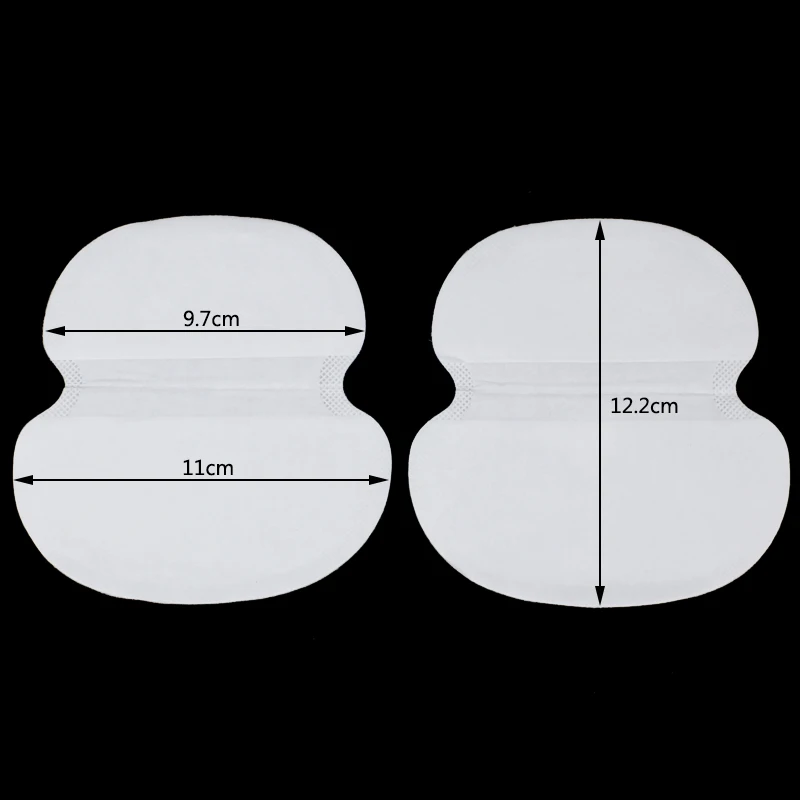 Coussinets Anti-transpiration jetables, 100 pièces (50 paires) sous-aisselles pour robe d'été, feuille déodorante, autocollants absorbants Ultra-fins