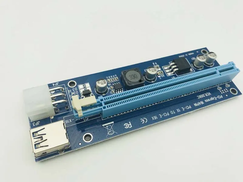 

18pcs USB3.0 60cm PCI-e Express 1x to 16x Extender Riser Card with SATA Power USB Cable for Graphics for bitcoin Mining