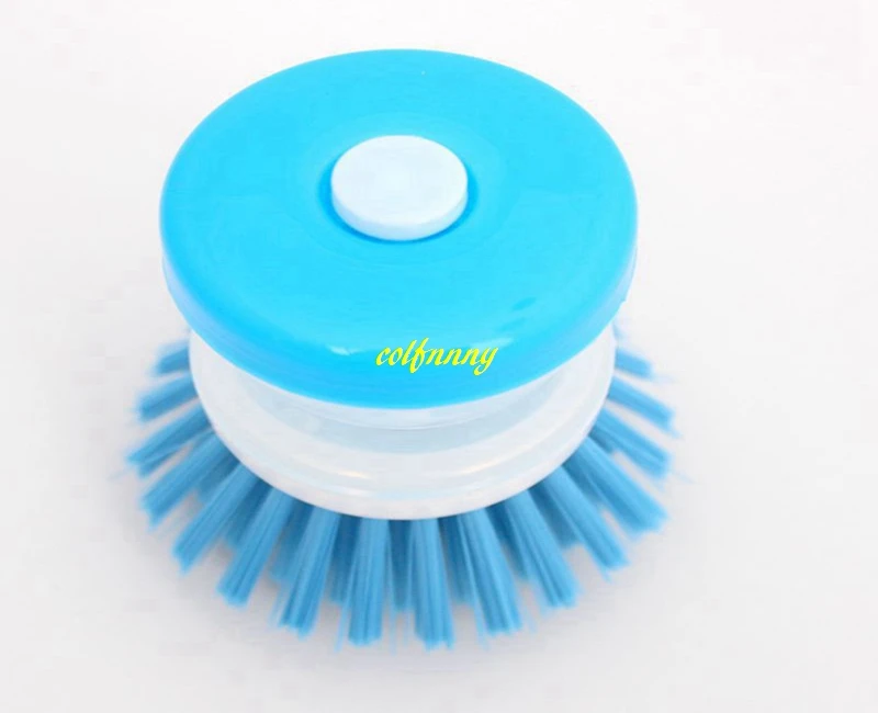 480pcs/lot Fast shipping Cleaning Brush Brushes Scrubbing Detergent Dish Liquid scrub brush Kitchen Washing Up Easy