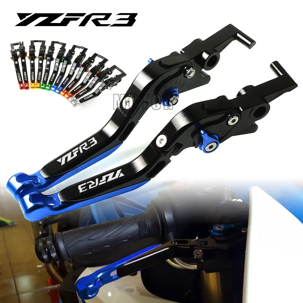 

Motor For Yamaha YZF R3 2015 2016 2017 YZFR3 YZF-R3 Motorcycle CNC Aluminum Brake Clutch Levers Adjustable Foldable Extendable