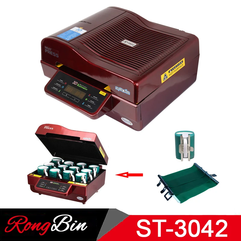 ST-3042 3D Vacuum Press Machine Heat Press Printer 3D Sublimation