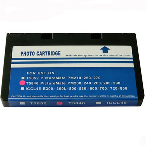 Vilaxh compatible Ink Cartridge T5846 suit For Epson PictureMate 200 240 260 280 290 PM240 PM225 PM300 inkjet printer