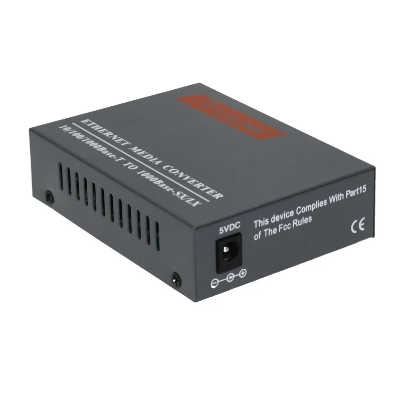 1.25G Gigabit Media konwerter Ethernet 1 Port optyczny 1 Port elektryczny konwerter światłowodowy SC 3KM Transceiver optyczny 1 para