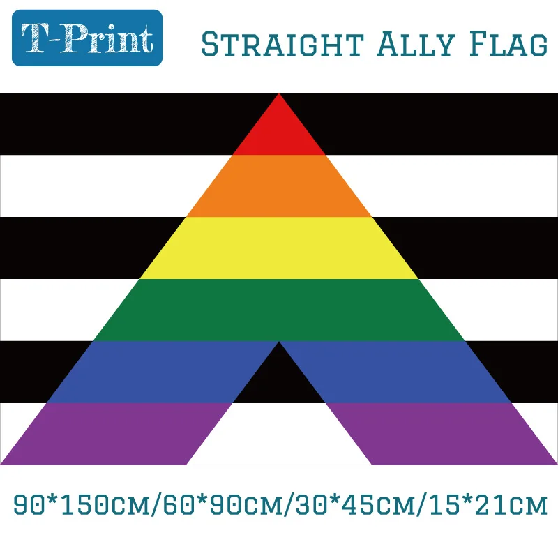 Straight Ally Flag 90*150cm/60*90cm/40*60cm Flying Hanging Flag 15*21cm Hand Flag 3x5ft Banners With Brass Metal Holes