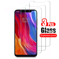 3Pcs Tempered Glass For Xiaomi Mi 8 Mi8 Lite Pro SE Screen Protector Shield For Xiaomi Mi 8 Pro SE Protective Glass Film 9H