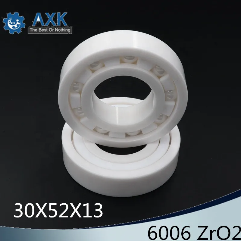 

6006 Full Ceramic Bearing ( 1 PC ) 30*55*13 mm ZrO2 Material 6006CE All Zirconia Ceramic Ball Bearings