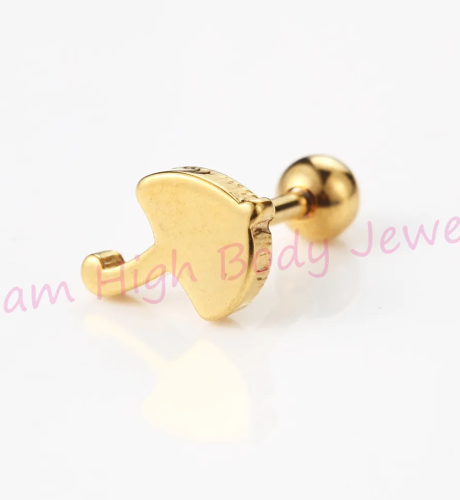 

Mini Umbrella Ear Stud Cool Weather Cute Earring fashion jewelry 316L Stainless Steel Cartoon Black Rose Gold Color Popular