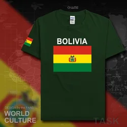 Bolivia Bolivian men t shirts 2017 jerseys nation team tshirt cotton t-shirt clothing tees country sporting BOL Buliwya Wuliwya