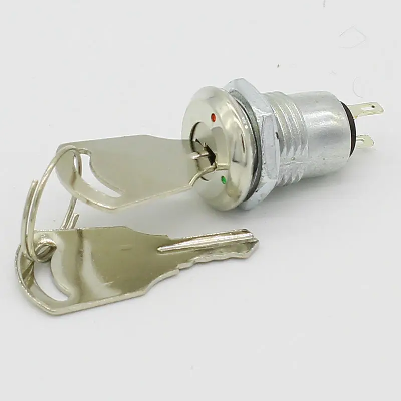5pcs Key Switch ON/OFF Lock Switch KS-02
