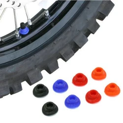 10 Pieces Dirt Bike ATV UTV Air Valve Stem Mud Guards Tire Tube Caps Silicone Silicone Rubber