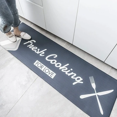 Fresh And Simple Waterproof And Oil-Proof Mat Kitchen The Entrance Door To The Dirty Mats Bedroom Thick Long Bed Blanket