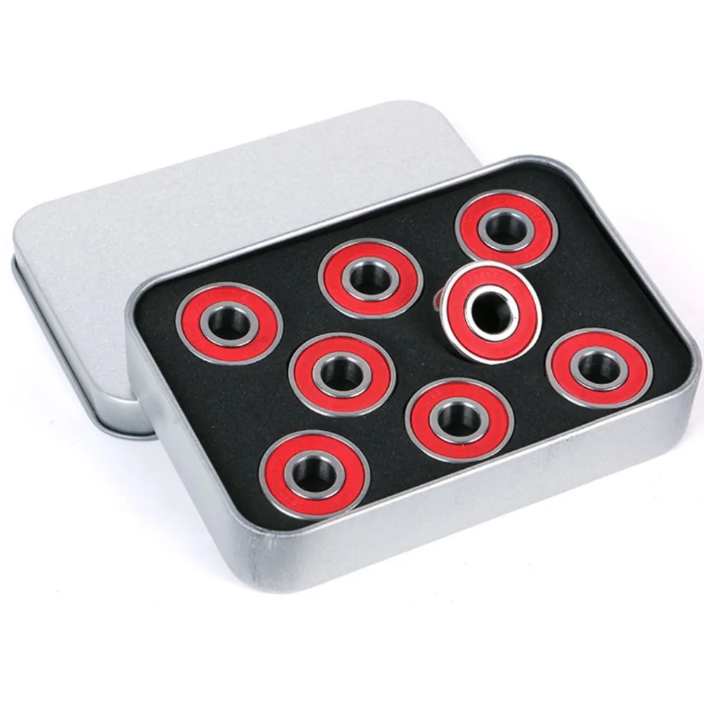 FreeSport 608Rs Pre-lubricated Full Steel Skate Bearings Slience For inline Skates Skateboard Scooter Wave board caster board