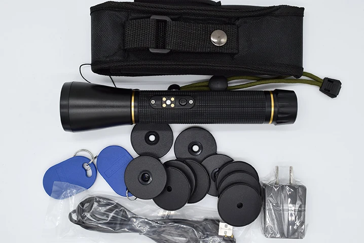 IP67 Waterdicht Patrouille Usb Metalen Rfid Guard Tour Patrol Systeem Met Led Licht Sos Gratis 10 Checkpoints 2 Personeel Rfid tag