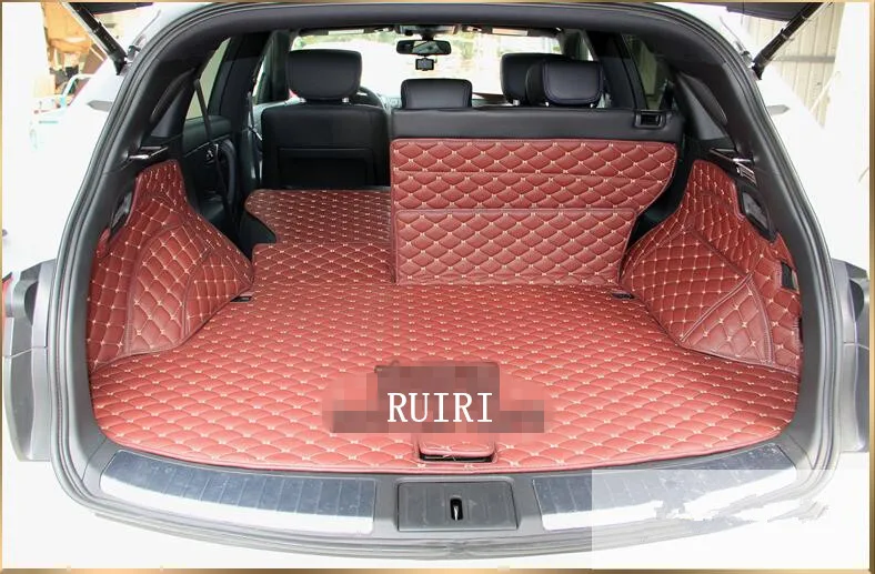 

Top quality, Custom special car trunk mats for Infiniti QX70 2020-2013 waterproof cargo liner boot carpets cover for QX70 2014