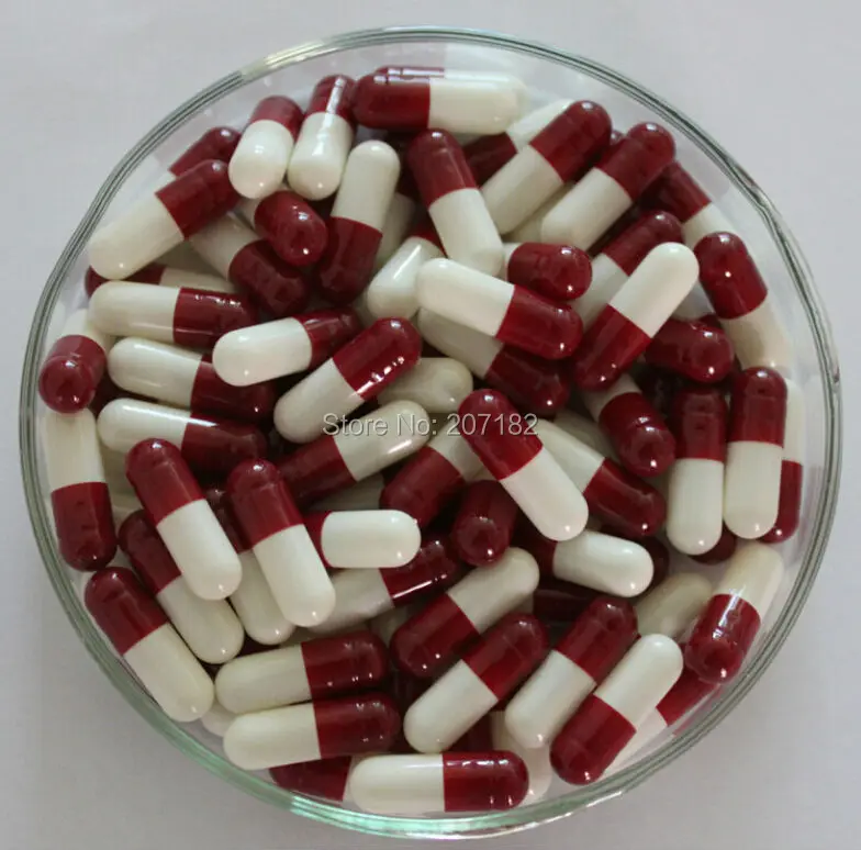 

(10,000pcs/pack) best sell separated 1# red/white capsule,hard capsule,gelatin capsule,empty capsule