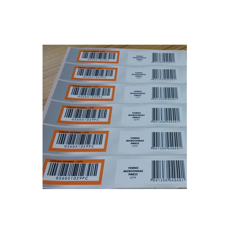 Variable Data Printing Custom Label Sticker,Serial Number Barcode QR Code Adhesive Label Rolls