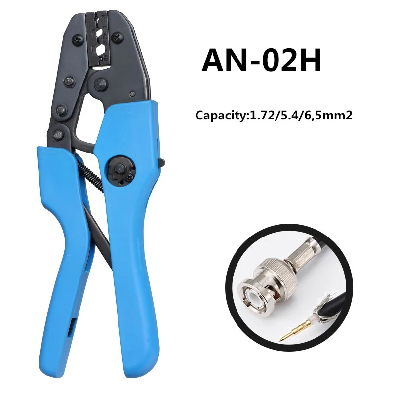 RG58,RG59,RG62,RG6 BNC Crimper pliers coax Crimping Tools Coaxial Cable Connectors AN-02H