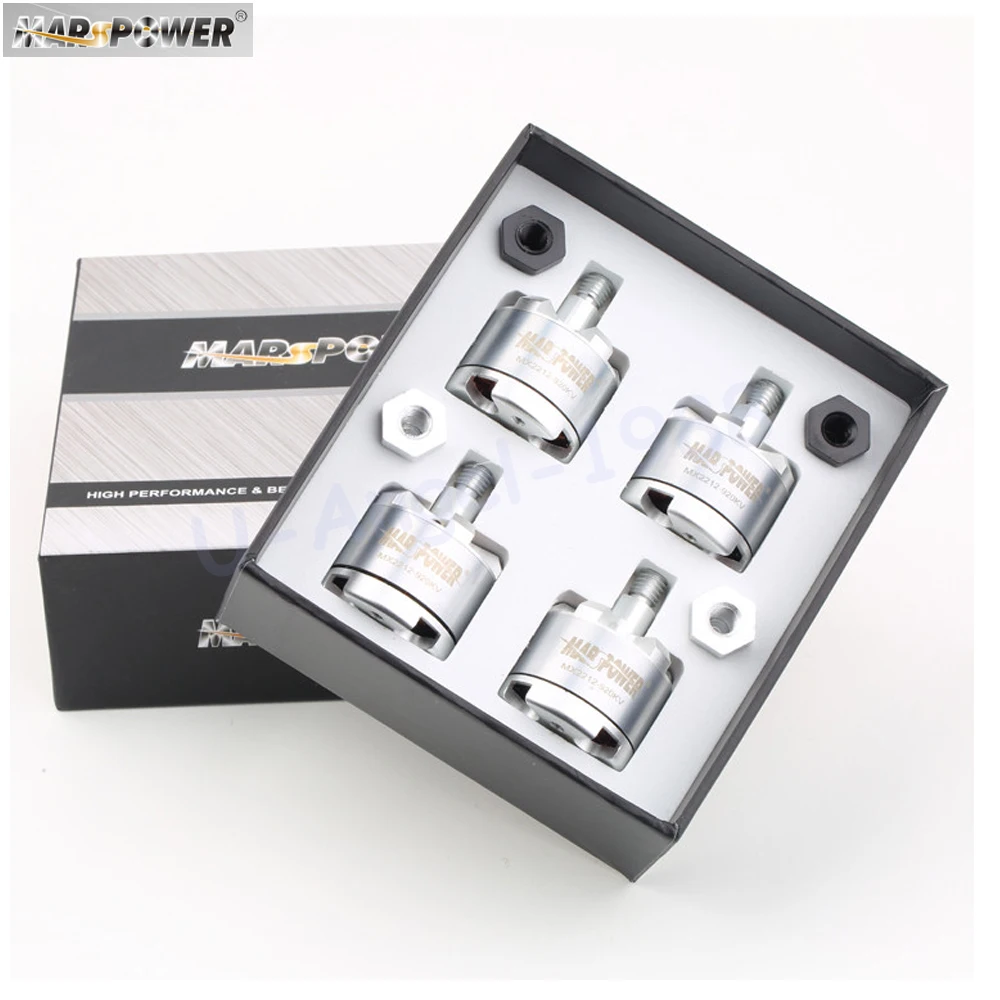 4pcs/lot MARSPOWER MX2212 920KV Brushless Motor 2CW 2CCW For Phantom 1/2 F330 F450 F550 RC Quadcopter