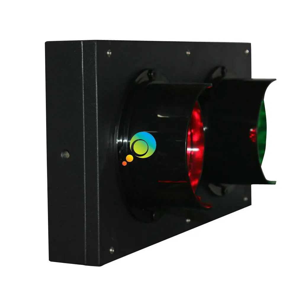 DC24V parking lots mini red green LED traffic signal light customized 125mm diameter traffic signal