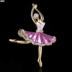 New Hot Beautiful Princess Ballerina Brooch / Exquisite rooch Corsage Brooch Pin brooch Ballet Girl Fashion Jewelry #15017